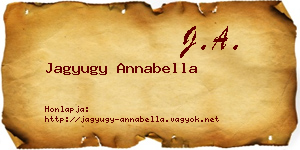 Jagyugy Annabella névjegykártya